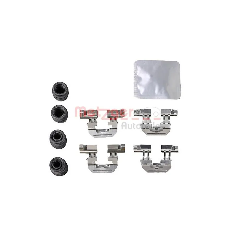 Kit d'accessoires, plaquette de frein à disque METZGER 109-0025