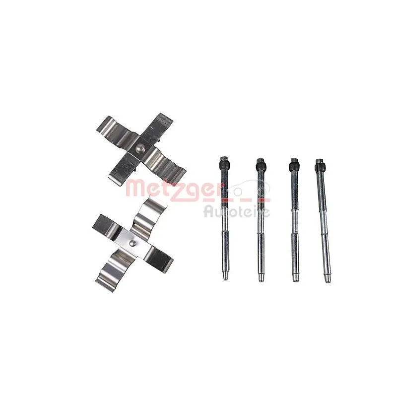 Kit d'accessoires, plaquette de frein à disque METZGER 109-0055