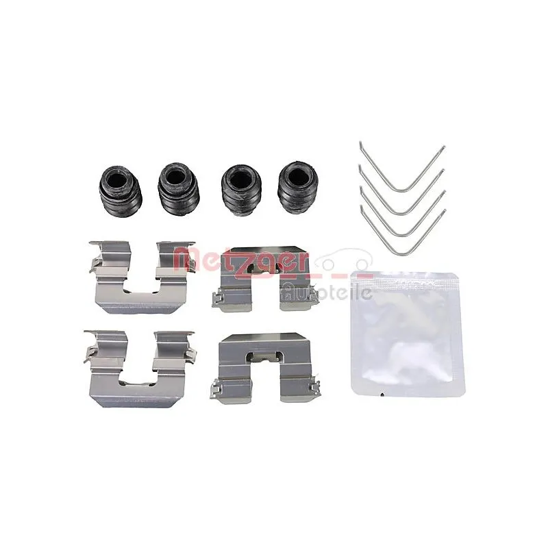 Kit d'accessoires, plaquette de frein à disque METZGER 109-0058