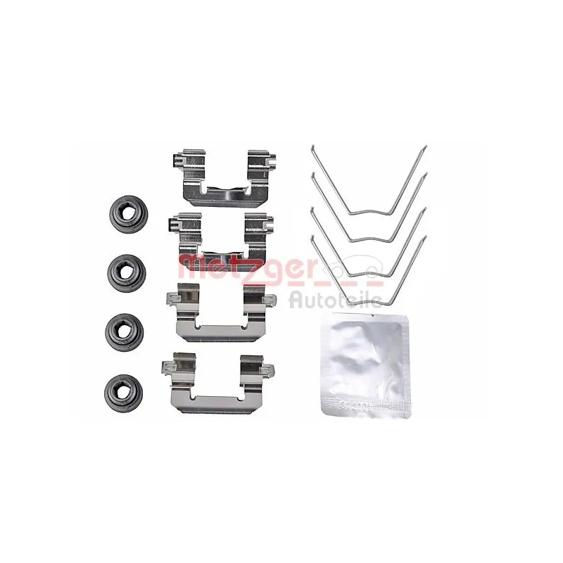 Kit d'accessoires, plaquette de frein à disque METZGER 109-0064