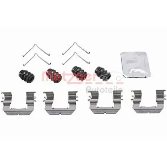 Kit d'accessoires, plaquette de frein à disque METZGER 109-0089