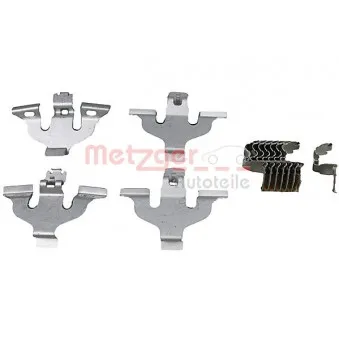 Kit d'accessoires, plaquette de frein à disque METZGER 109-0092