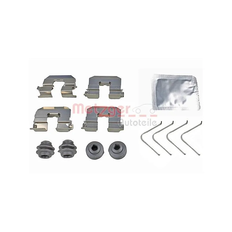 Kit d'accessoires, plaquette de frein à disque METZGER 109-0095