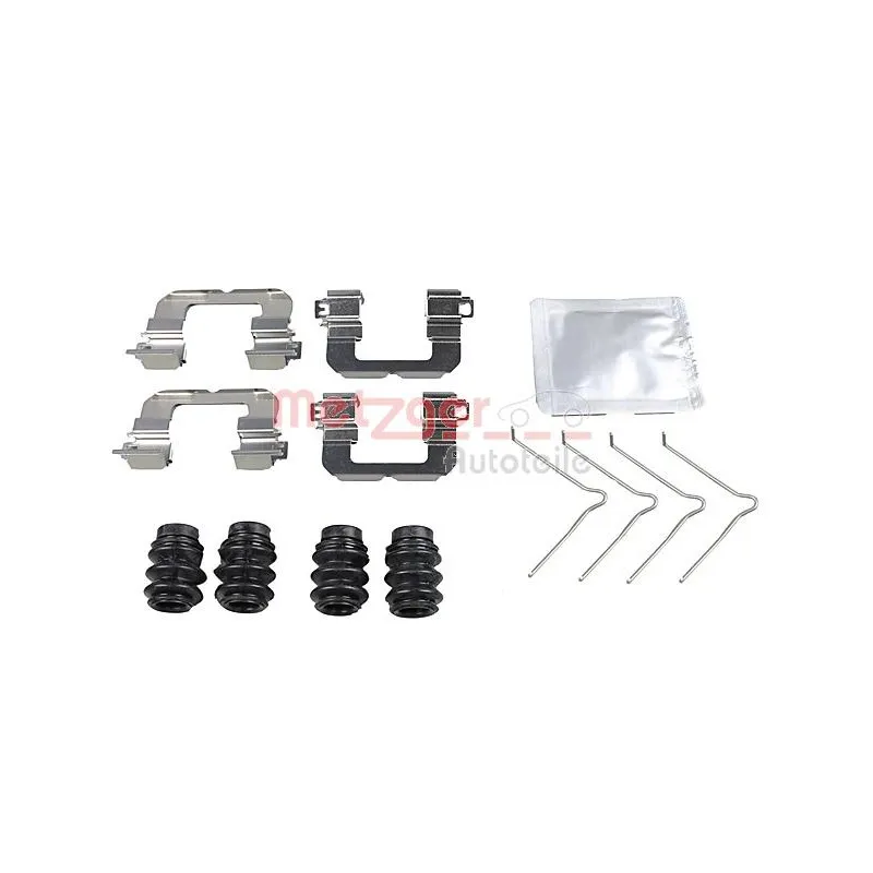 Kit d'accessoires, plaquette de frein à disque METZGER 109-0099