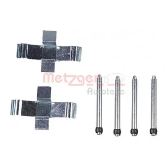 Kit d'accessoires, plaquette de frein à disque METZGER 109-0916