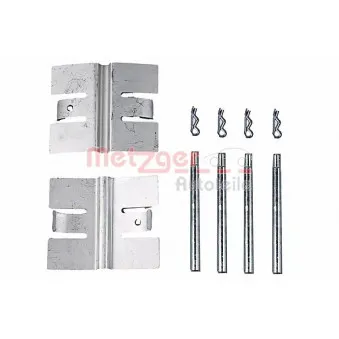 Kit d'accessoires, plaquette de frein à disque METZGER 109-0950R