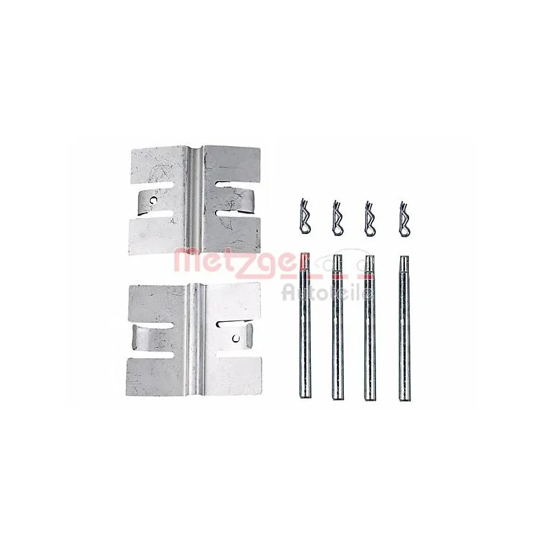 Kit d'accessoires, plaquette de frein à disque METZGER 109-0950R