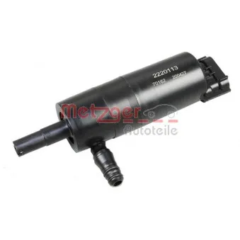 Pompe d'eau de nettoyage, nettoyage des phares METZGER 2220113