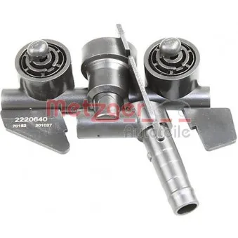 Gicleur d'eau de nettoyage, nettoyage des phares avant droit METZGER 2220640