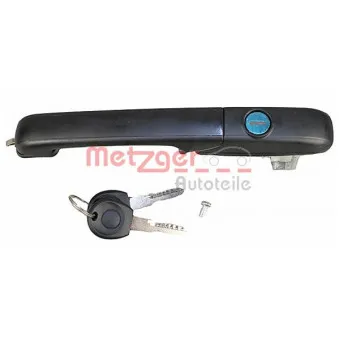 Poignée extérieure de porte avant droit METZGER 2310596