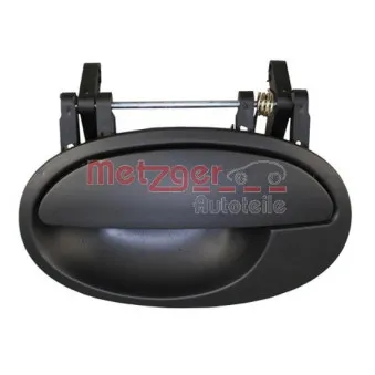 Poignée extérieure de porte arrière gauche METZGER 2310599