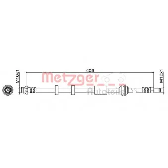 Flexible de frein METZGER