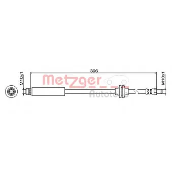 Flexible de frein METZGER 4111470