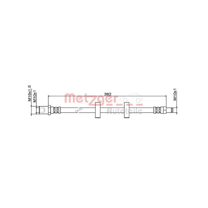 Flexible de frein METZGER 4111487
