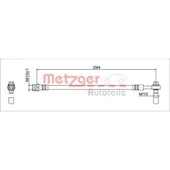 Flexible de frein METZGER 4111538