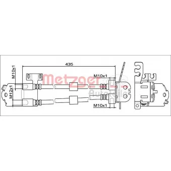 Flexible de frein METZGER 4111558