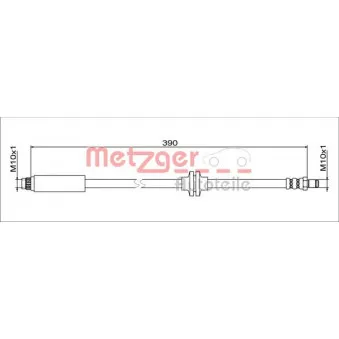Flexible de frein METZGER 4111627