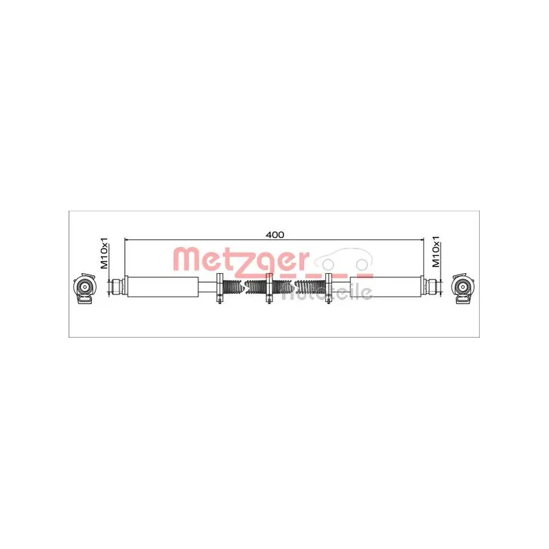 Flexible de frein METZGER 4111748