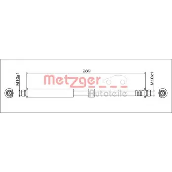 Flexible de frein METZGER 4111764