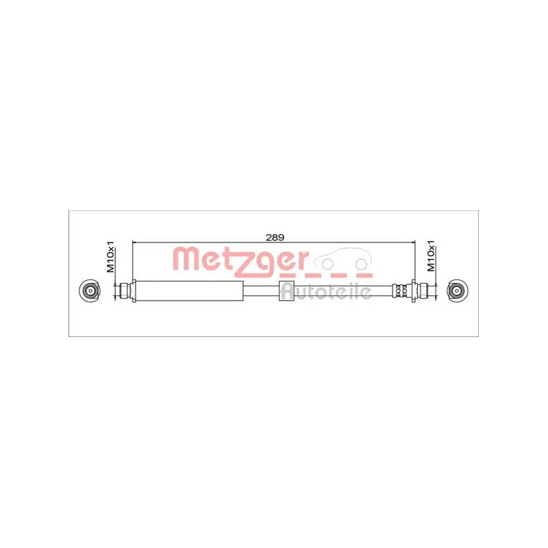 Flexible de frein METZGER 4111764