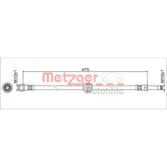 Flexible de frein METZGER 4111773
