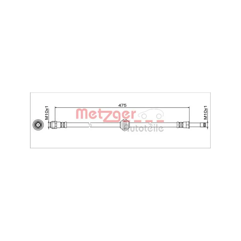 Flexible de frein METZGER 4111773