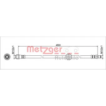 Flexible de frein METZGER 4111775