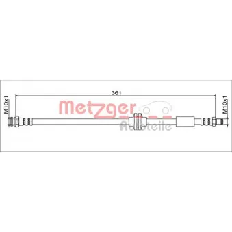 Flexible de frein METZGER