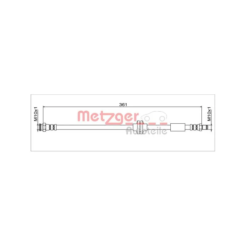 Flexible de frein METZGER 4111779