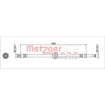 Flexible de frein METZGER 4111781