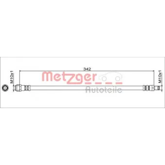 Flexible de frein METZGER 4111787