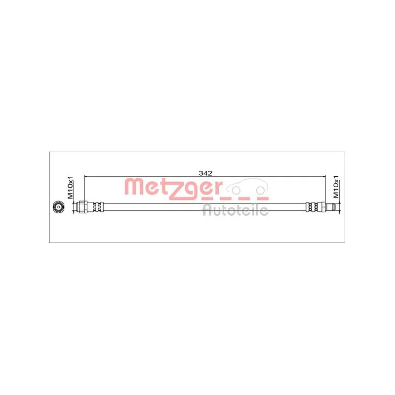 Flexible de frein METZGER 4111787