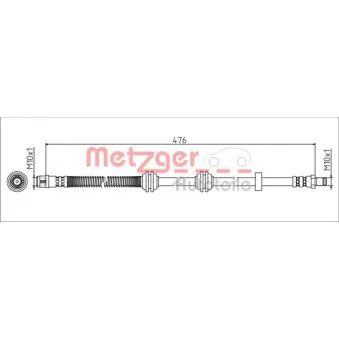 Flexible de frein METZGER 4111788