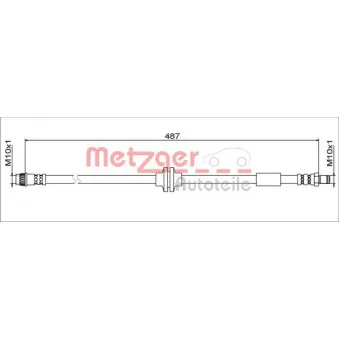 Flexible de frein METZGER 4111792