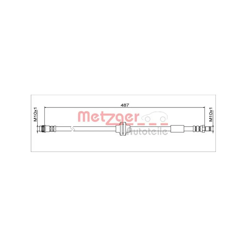 Flexible de frein METZGER 4111792