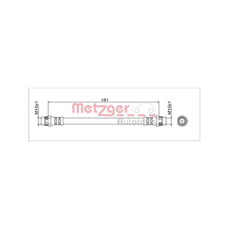 Flexible de frein METZGER 4111797