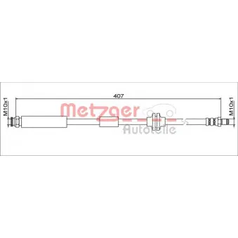 Flexible de frein METZGER 4111801