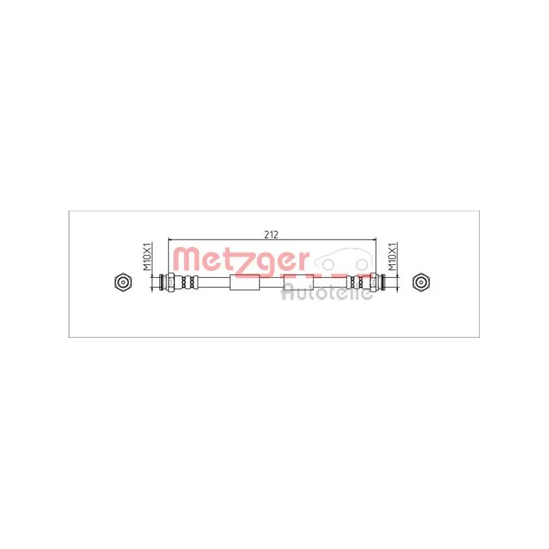 Flexible de frein METZGER 4111807
