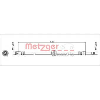 Flexible de frein METZGER 4111811