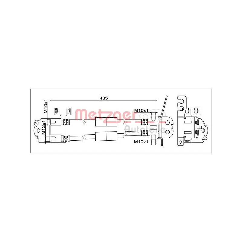 Flexible de frein METZGER 4111812