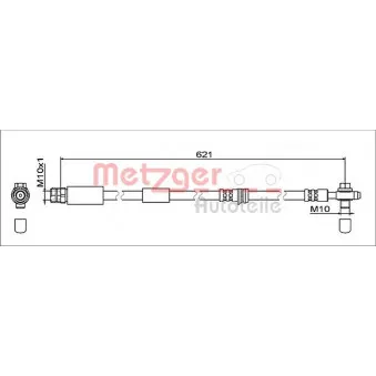 Flexible de frein METZGER 4112032