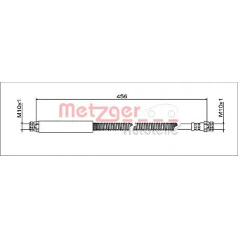 Flexible de frein METZGER
