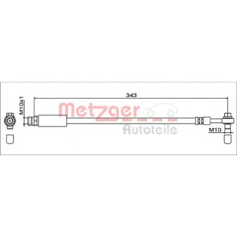 Flexible de frein METZGER