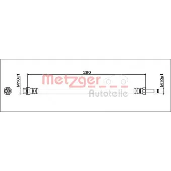 Flexible de frein METZGER 4112057