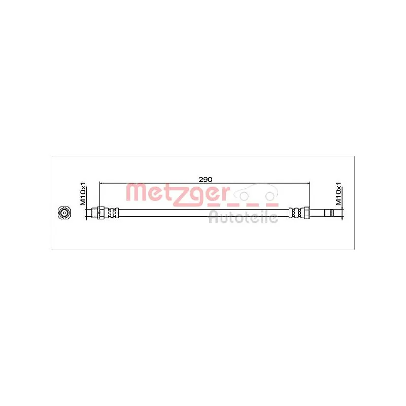 Flexible de frein METZGER 4112057