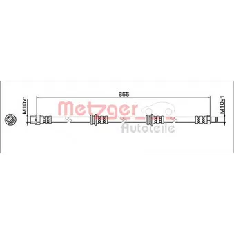 Flexible de frein METZGER 4112064