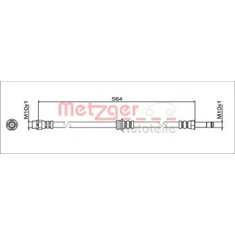 Flexible de frein METZGER 4112068