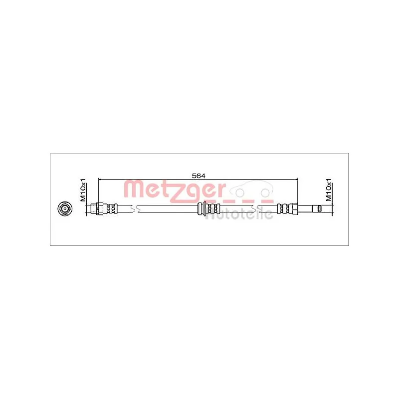 Flexible de frein METZGER 4112068