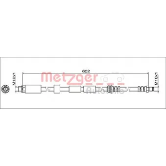 Flexible de frein METZGER 4112074