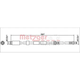 Flexible de frein METZGER 4112075